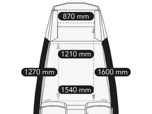 23YM - Faster 545 SC - keulan mitat